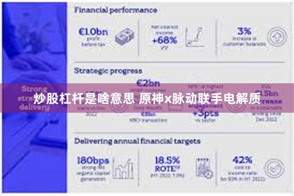 炒股杠杆是啥意思 原神x脉动联手电解质